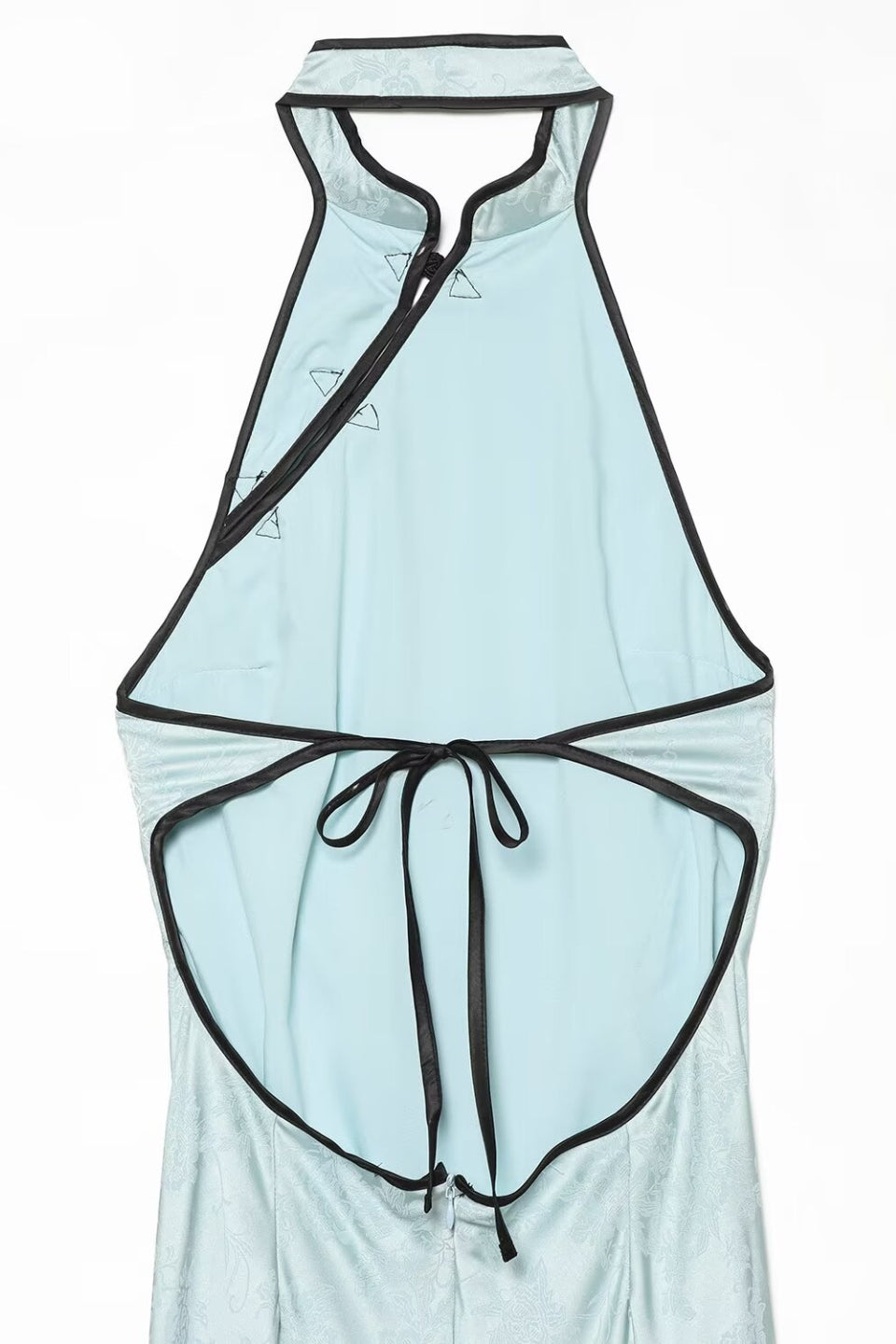 Azure Blossom Qipao