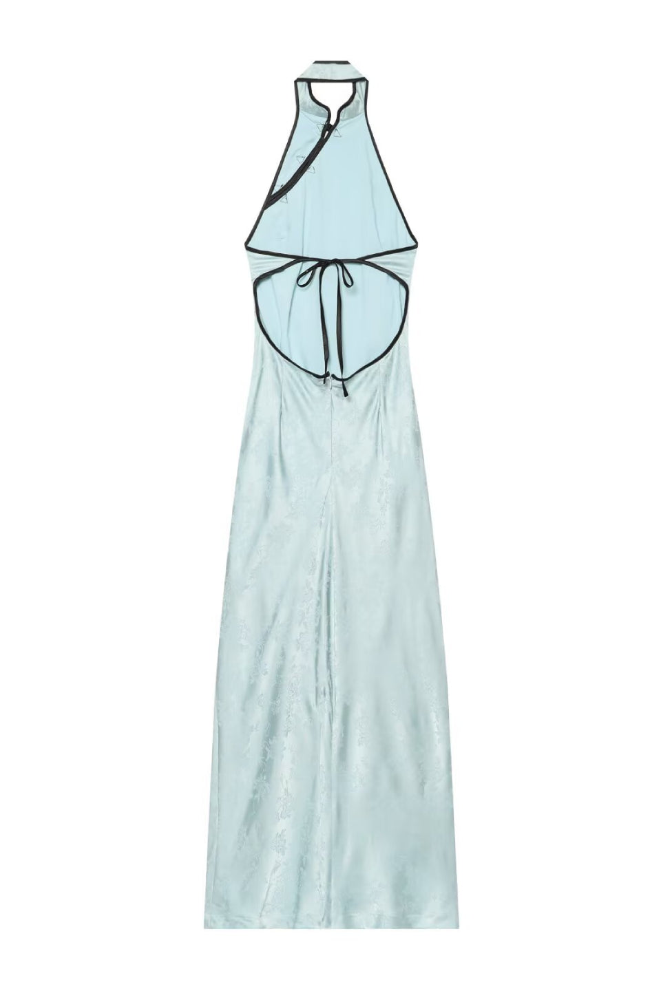 Azure Blossom Qipao