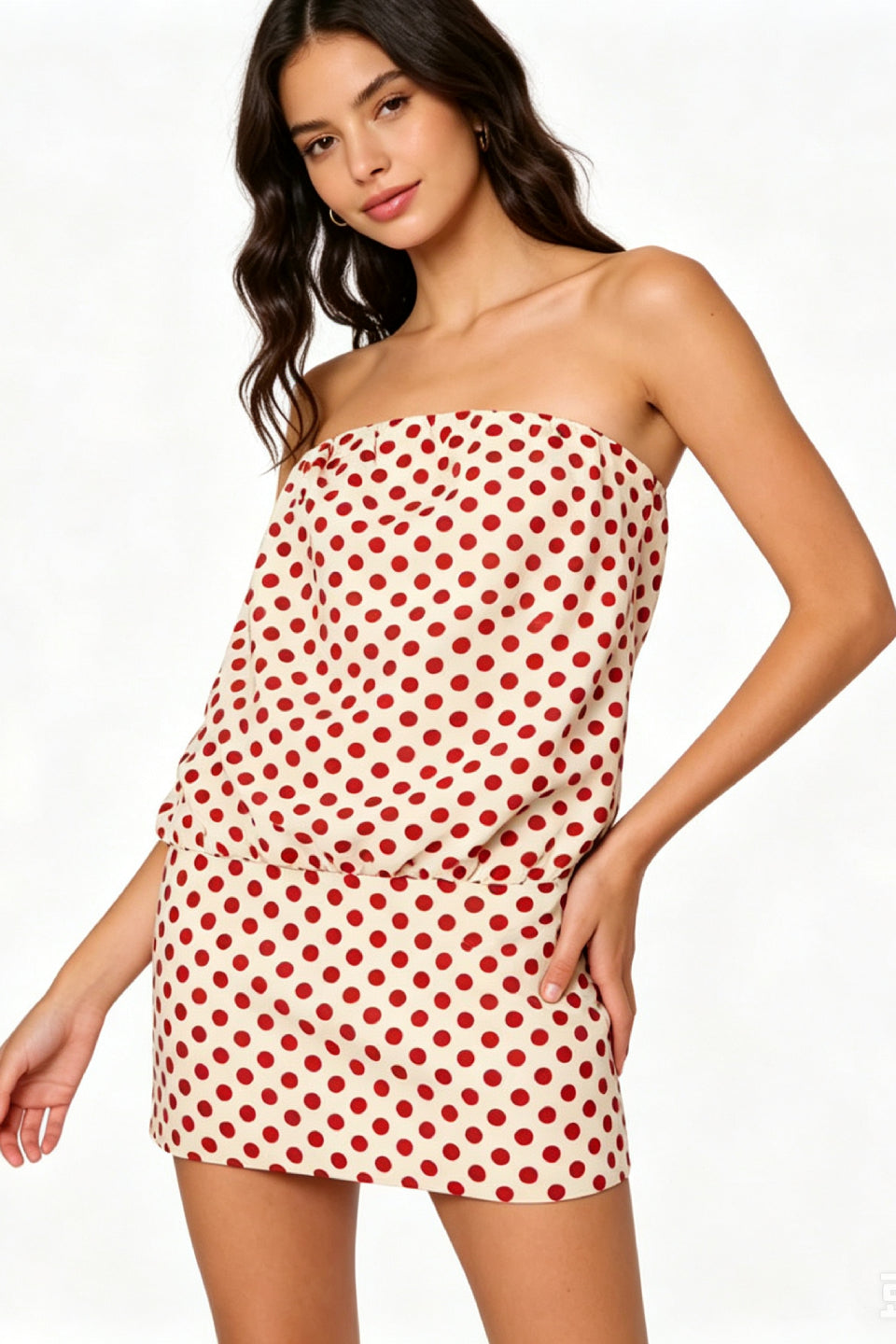 Cherry Dot Mini Dress