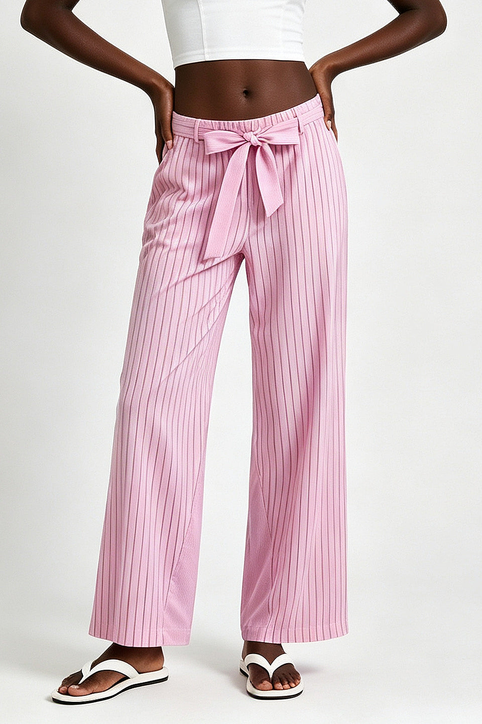 Rosy Stripe Pants