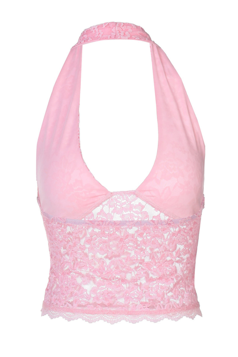 Blush Lace Halter Top