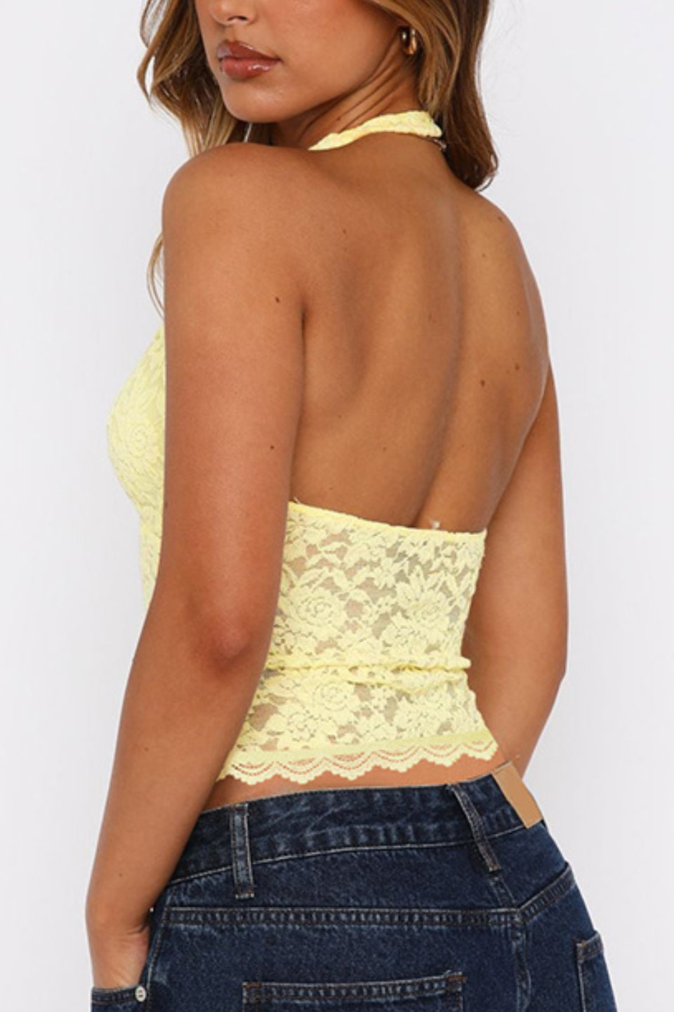 Butter Lace Halter Top