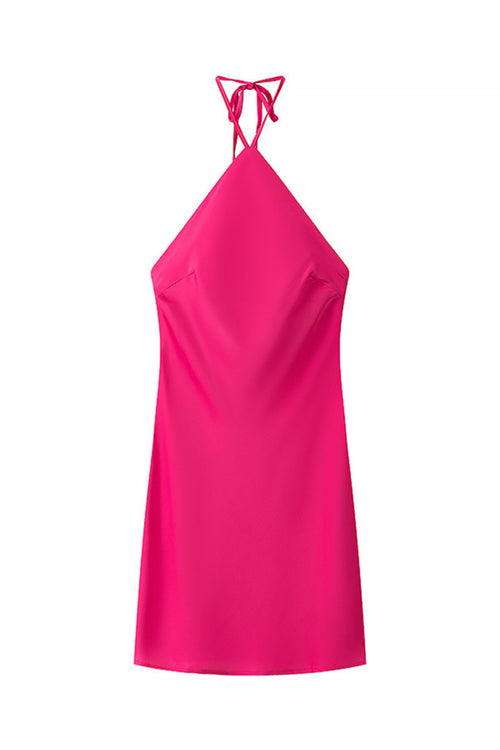 Fuchsia Kiss Mini Dress