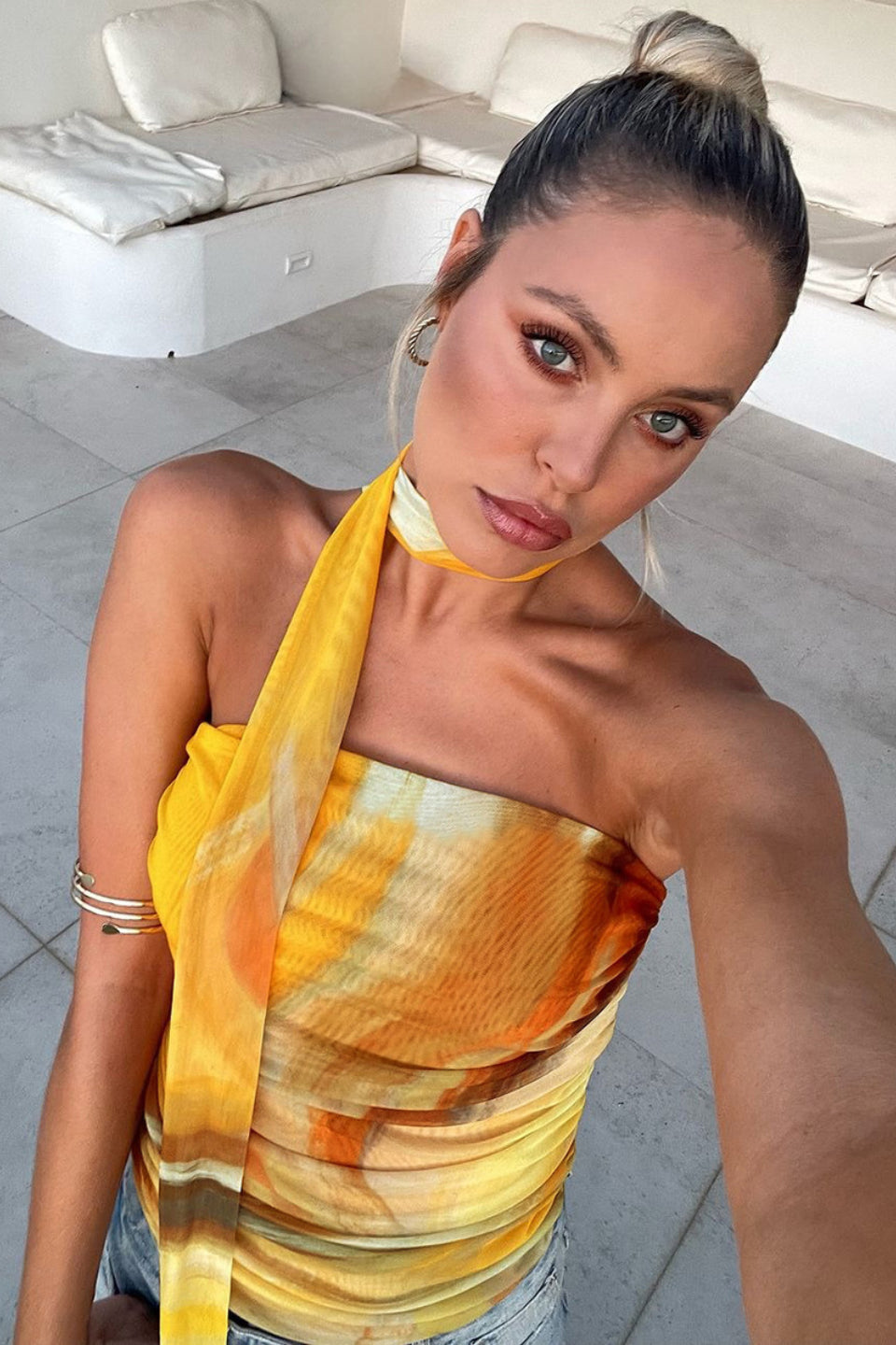 Sunset Aura Top
