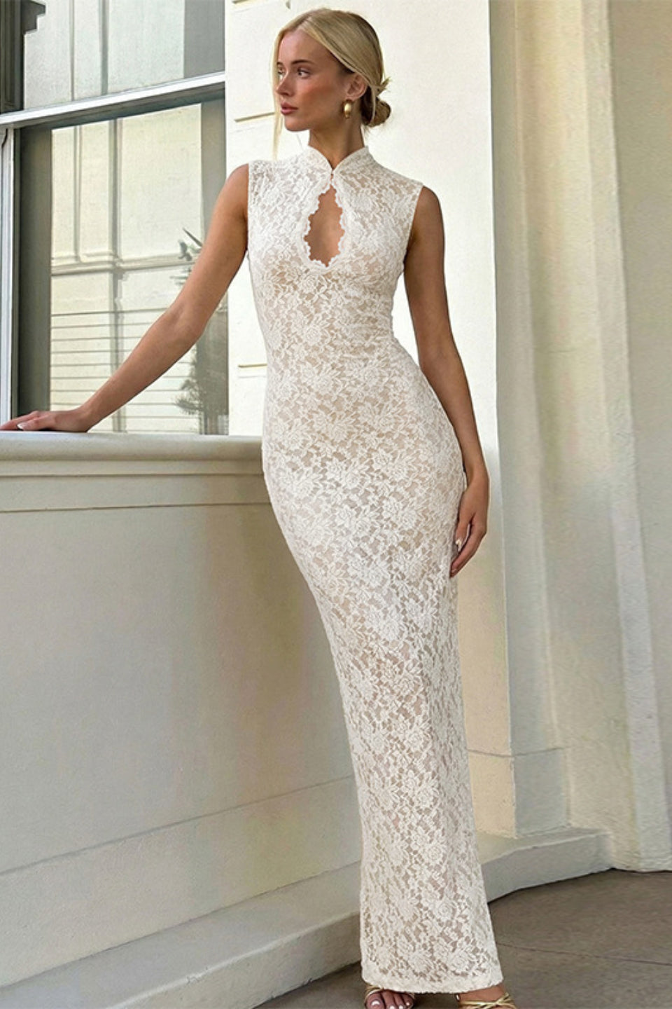 Ivory Orchid Qipao