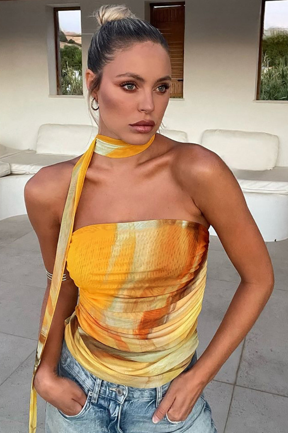 Sunset Aura Top