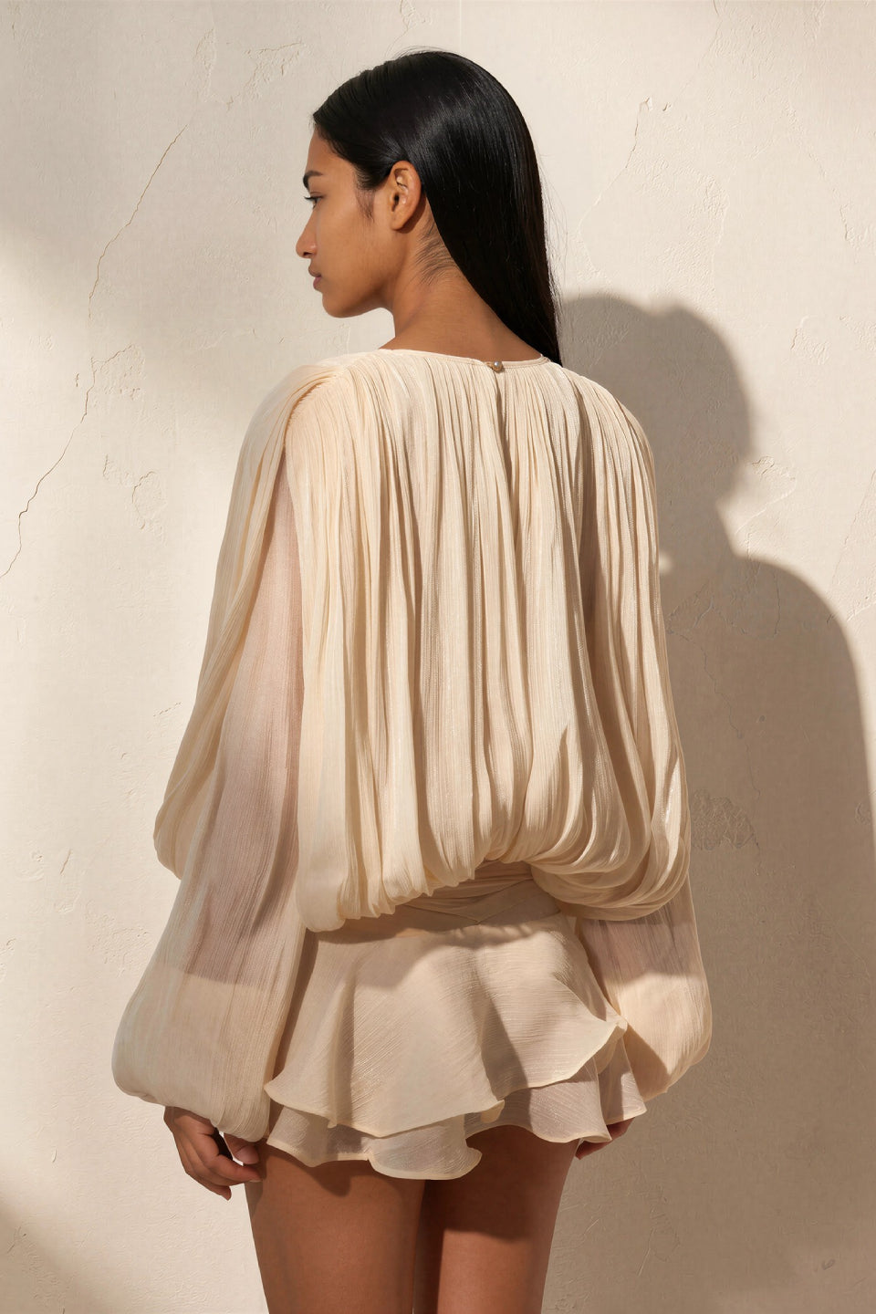 Champagne Glow Mini Dress