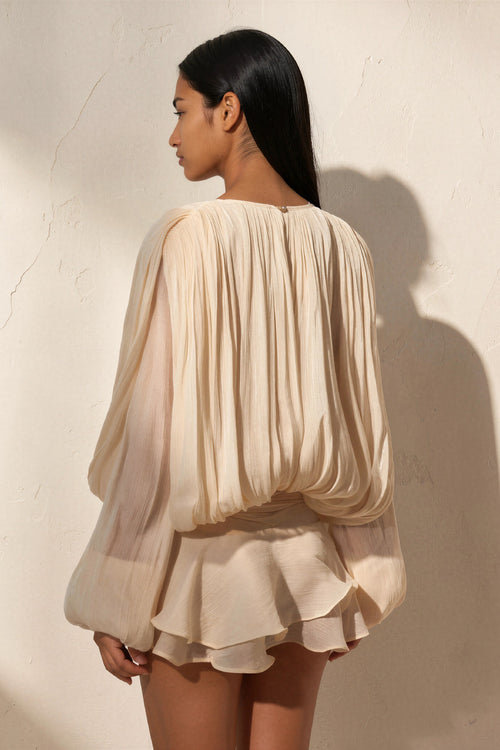 Champagne Glow Mini Dress