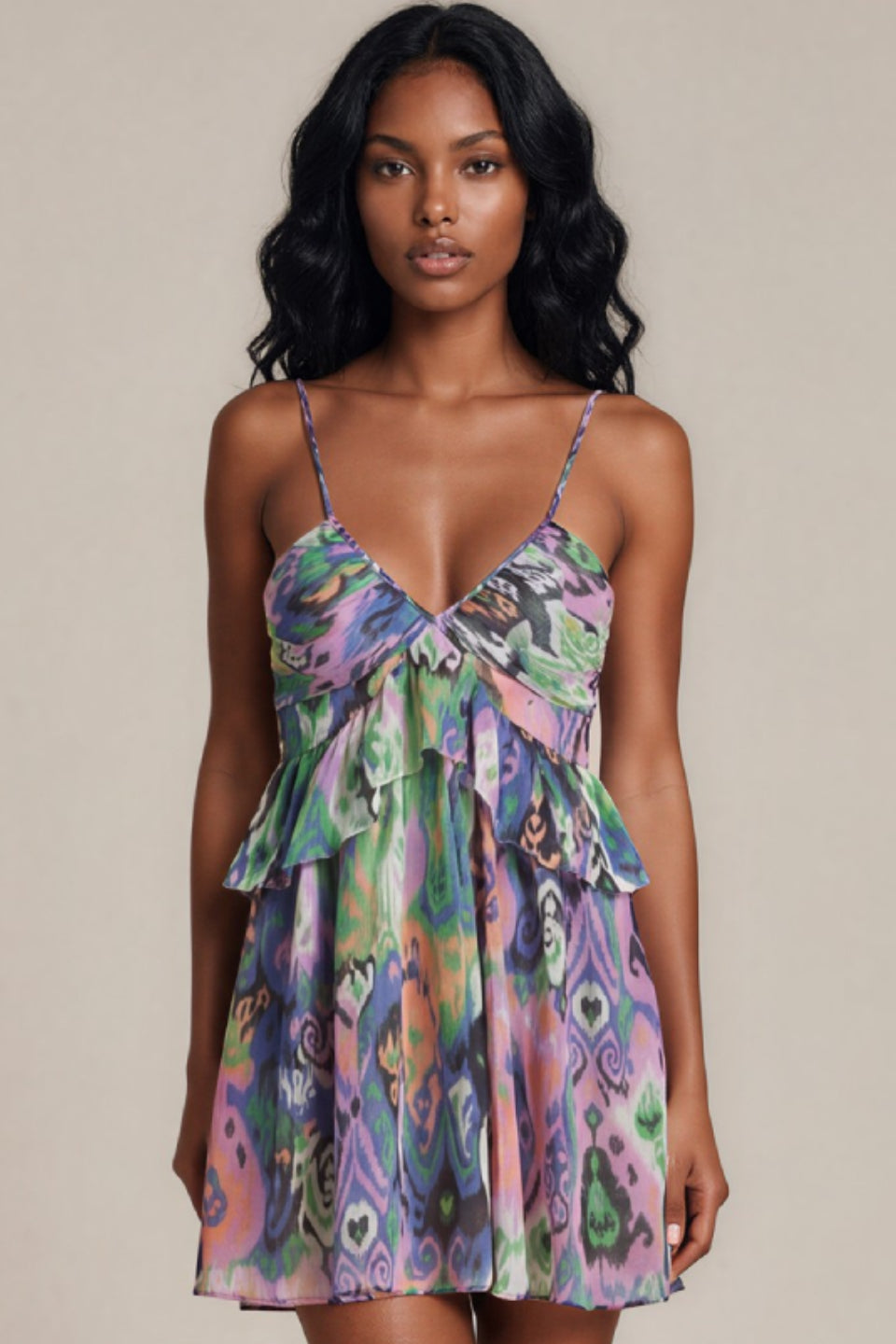 Solstice Bloom Mini Dress