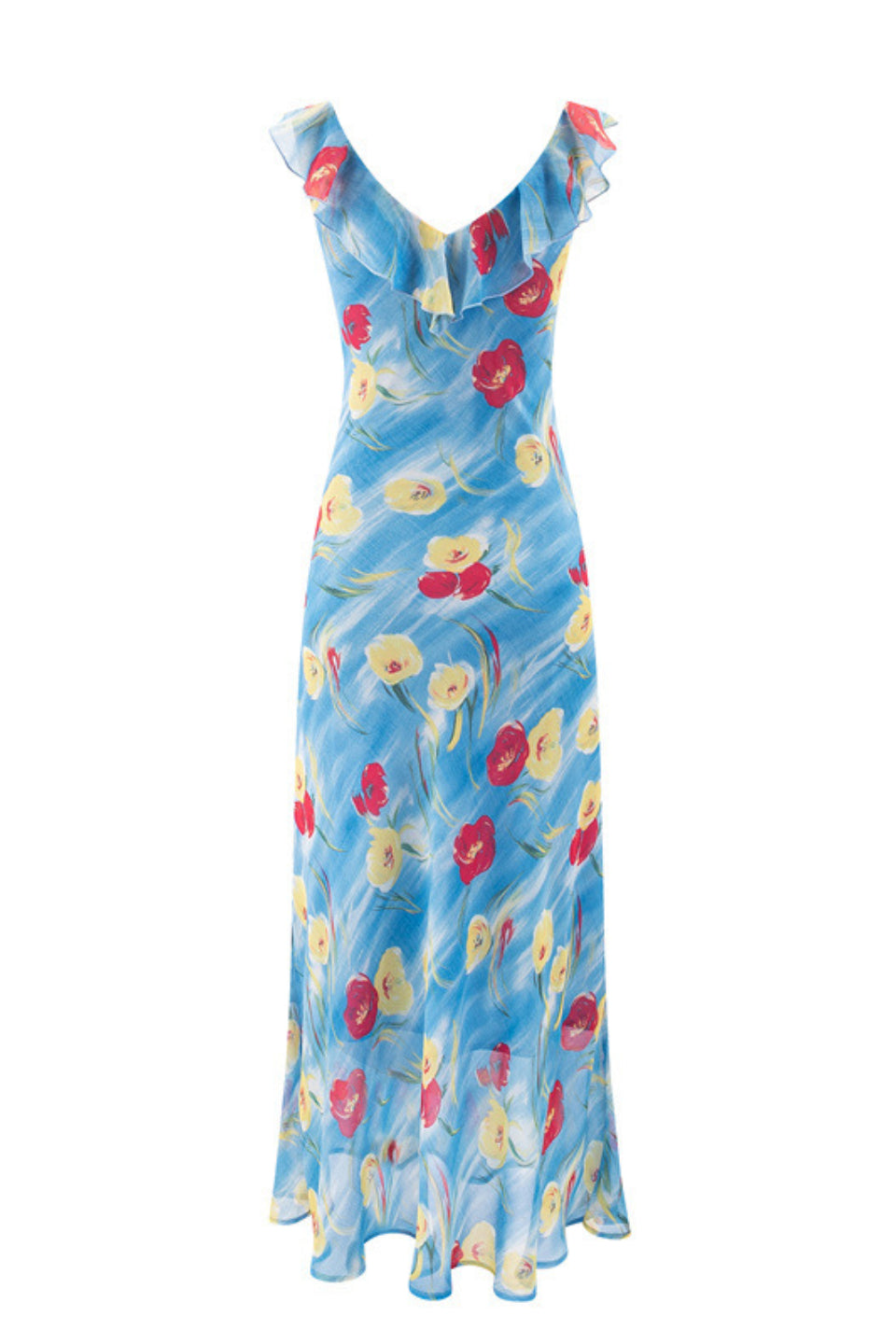 Poppy Skies Midi Dress