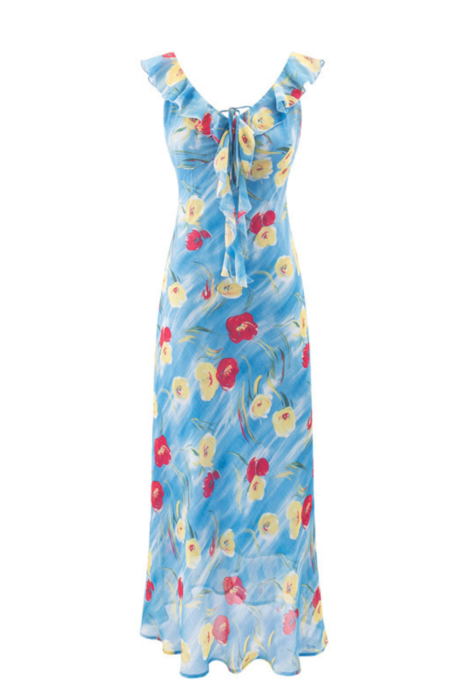 Poppy Skies Midi Dress