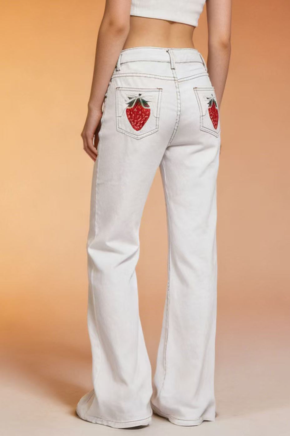 Strawberry Stitch Jeans