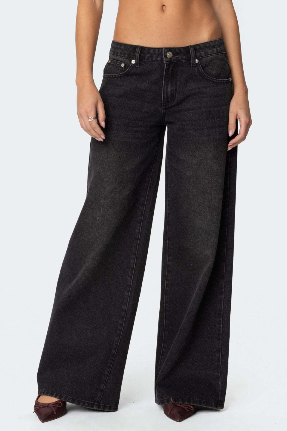 Midnight Bow Jeans
