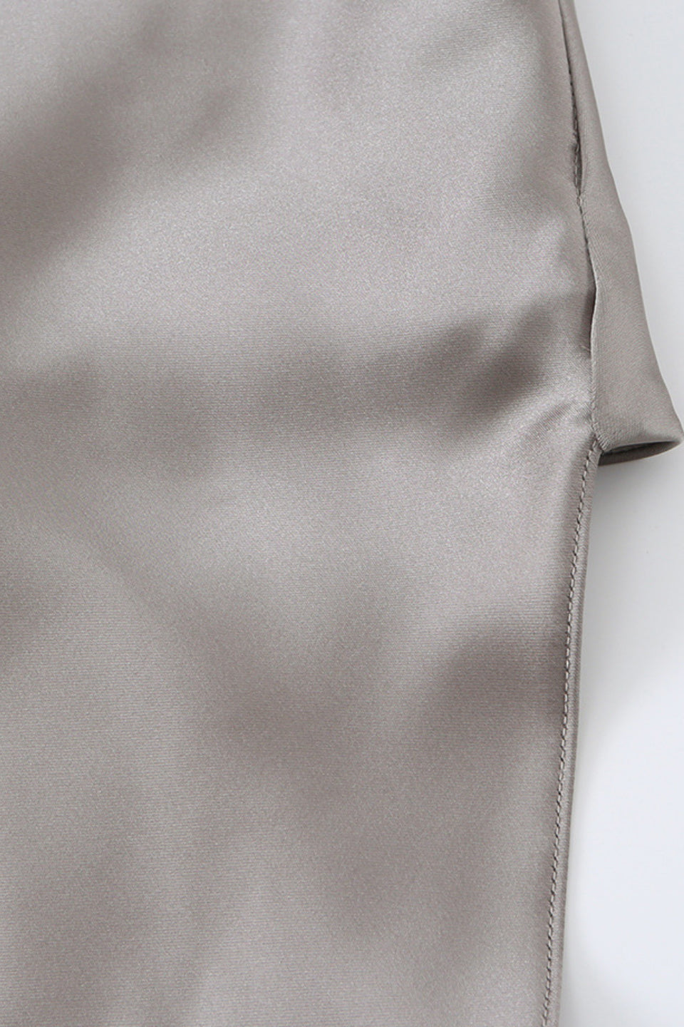 Silver Satin Muse Top