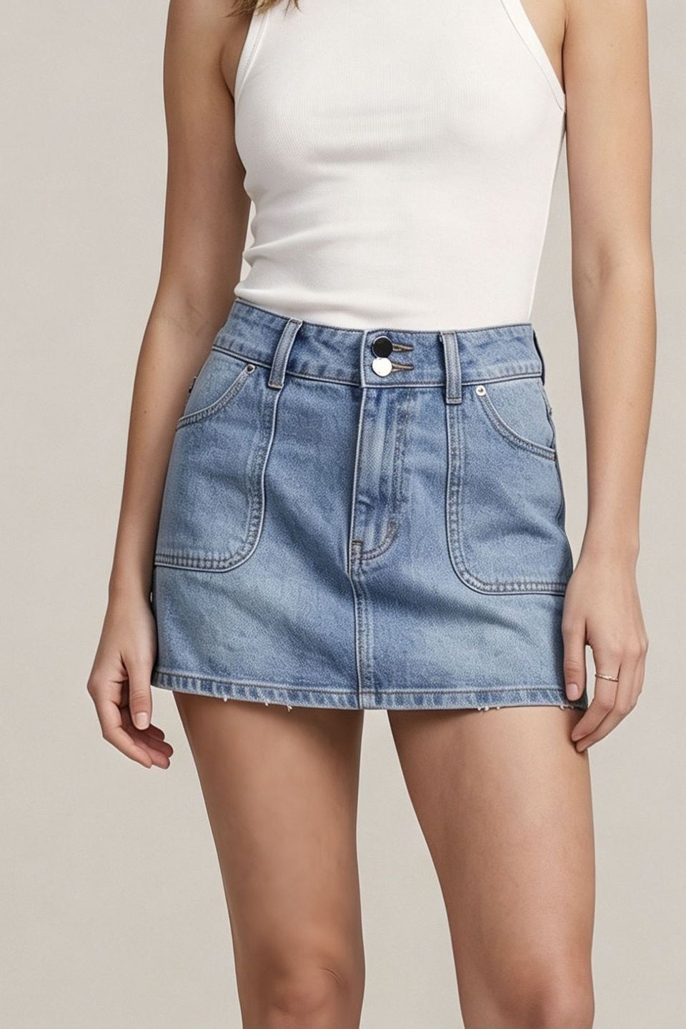 Coastal Denim Skirt