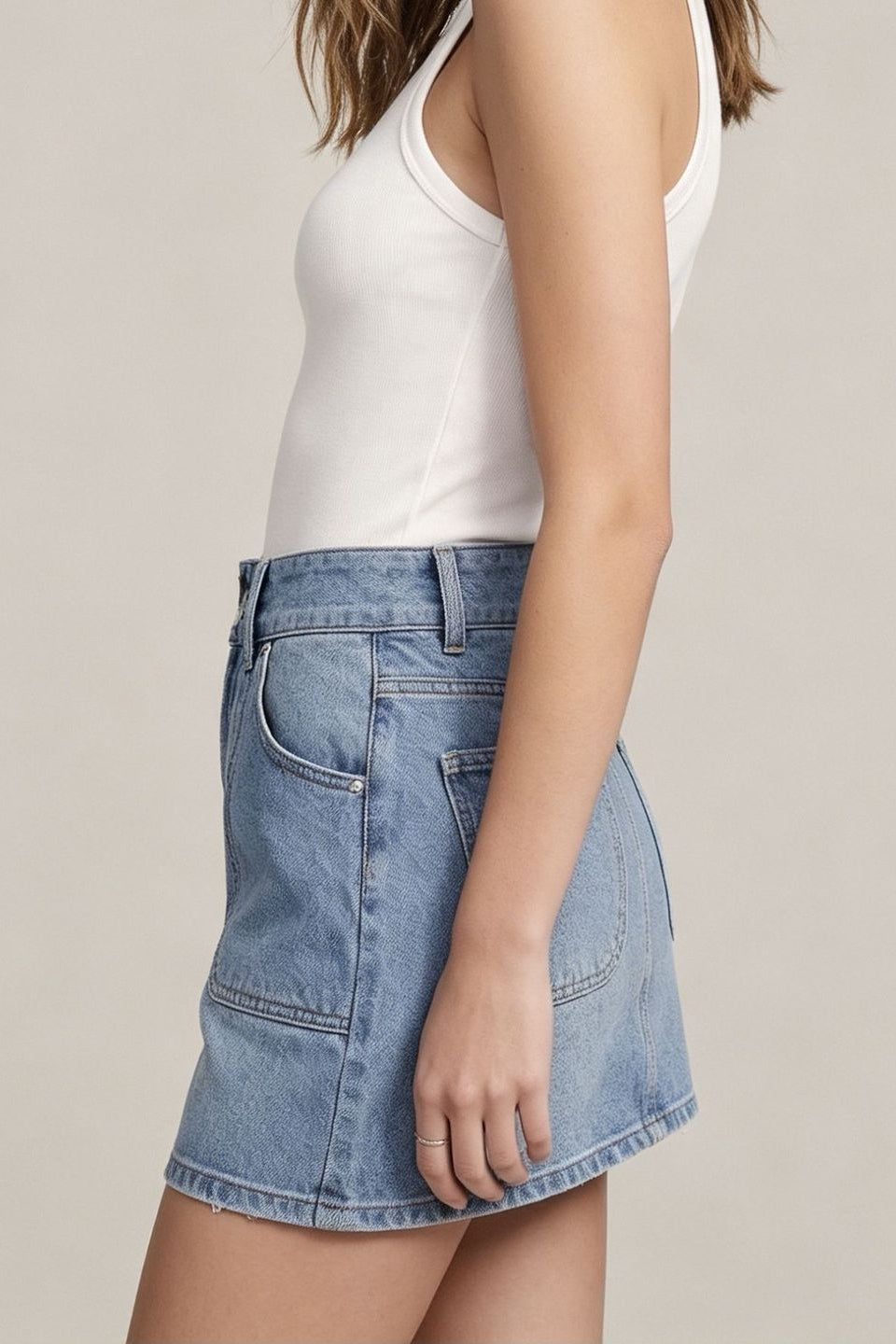 Coastal Denim Skirt