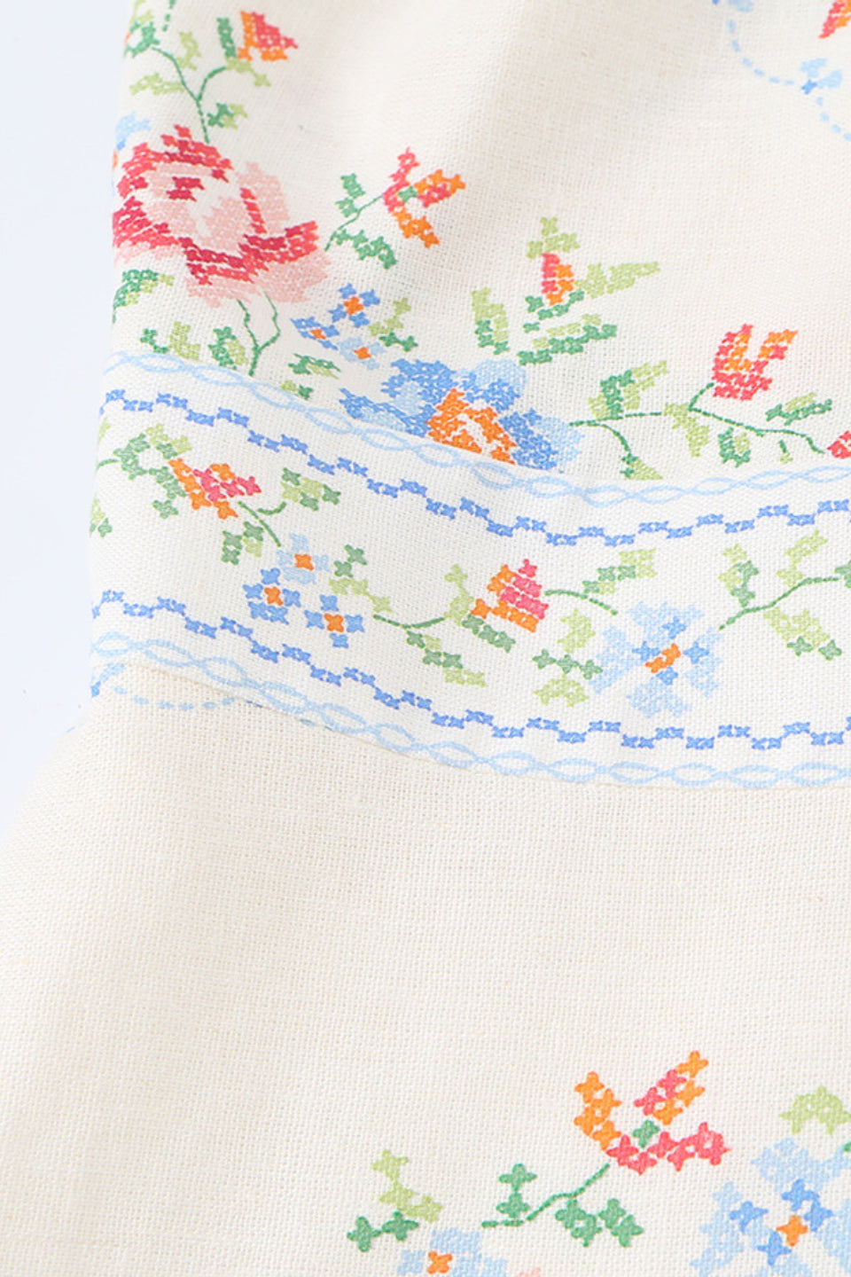 Ivory Bloom Midi Dress