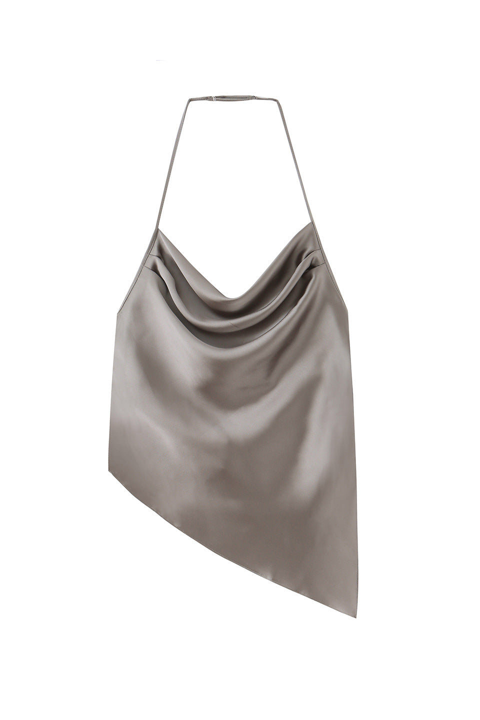 Silver Satin Muse Top