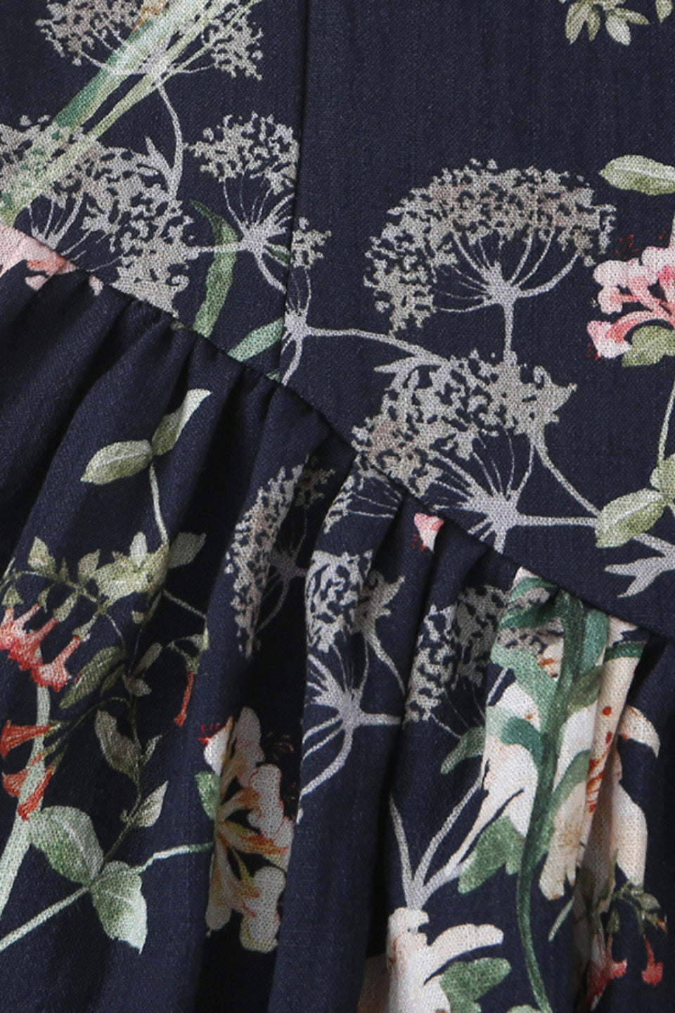 Navy Garden Mini Dress