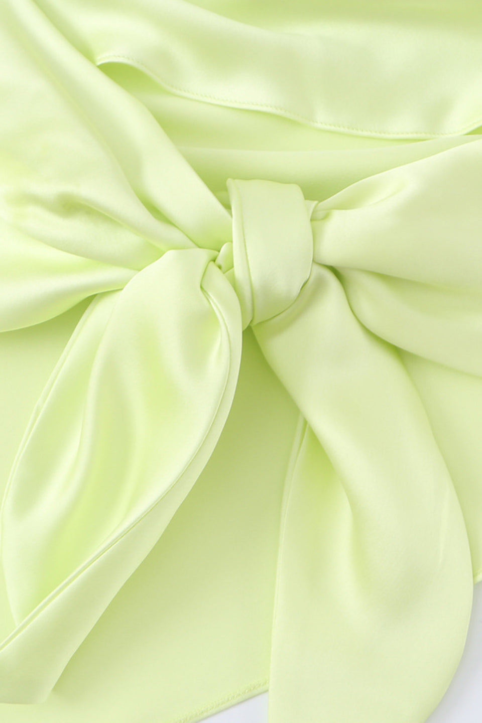 Lime Satin Muse Top