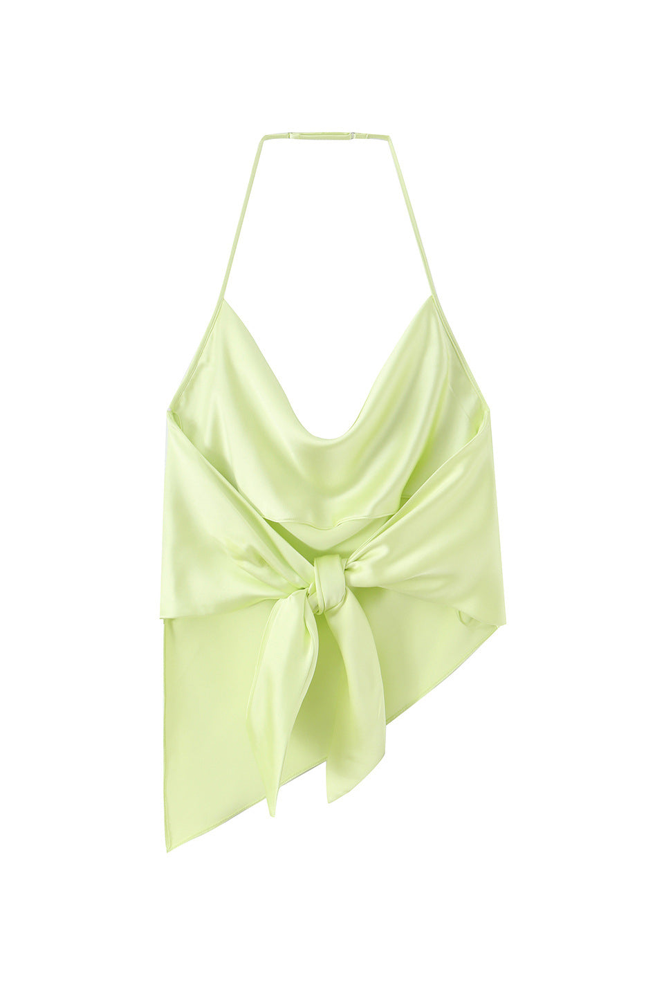 Lime Satin Muse Top