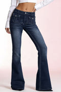 Vintage Cargo Flare Jeans