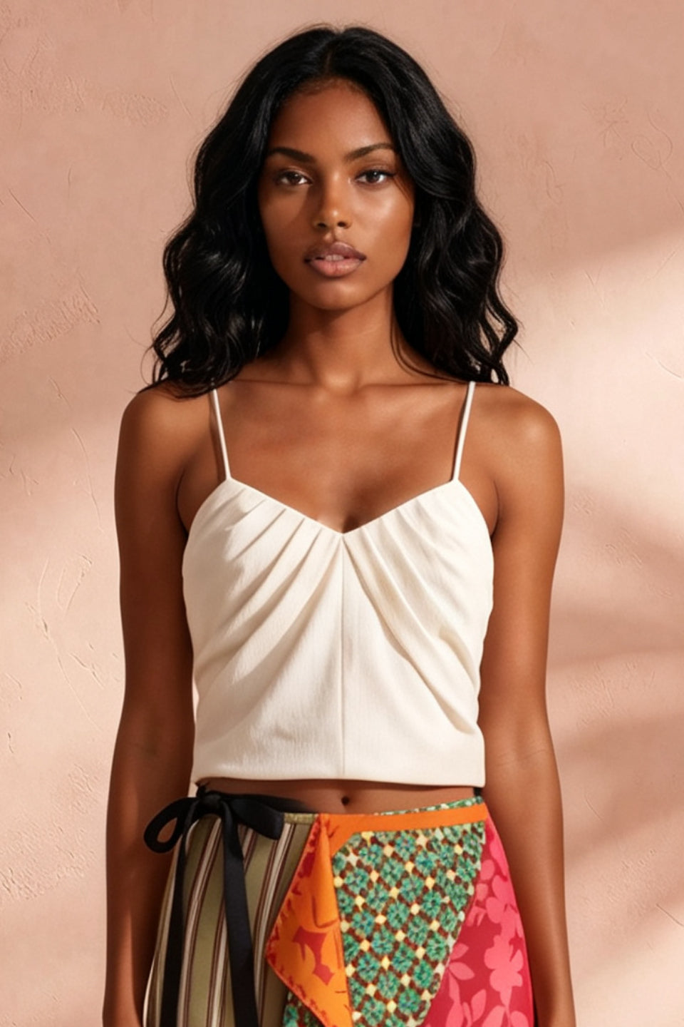 Ivory Minimal Cami  Top