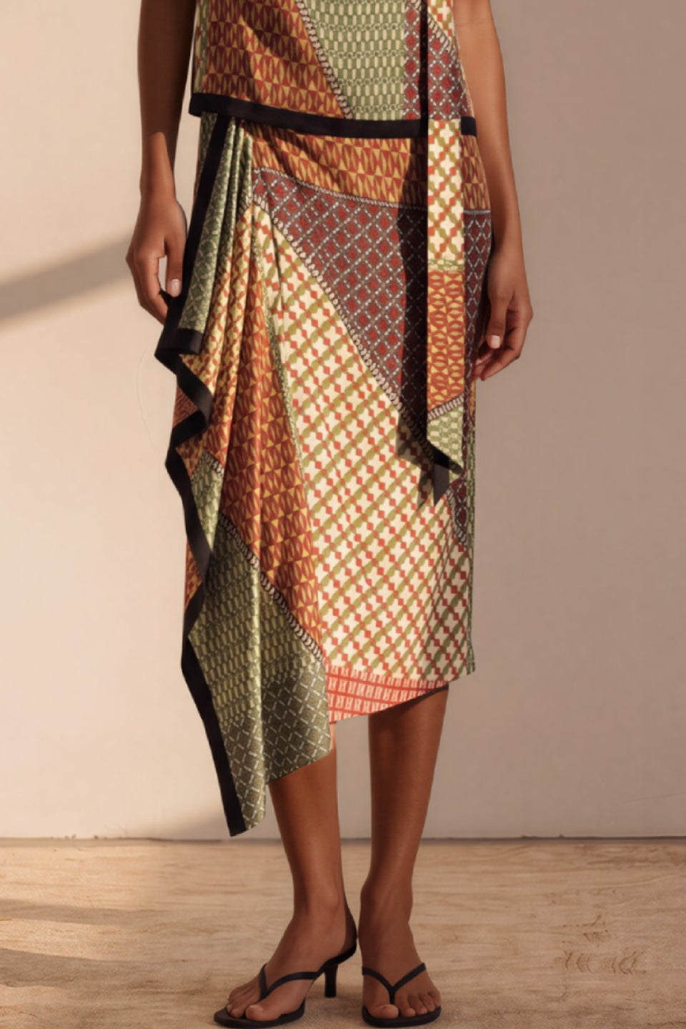 Retro Mosaic Skirt