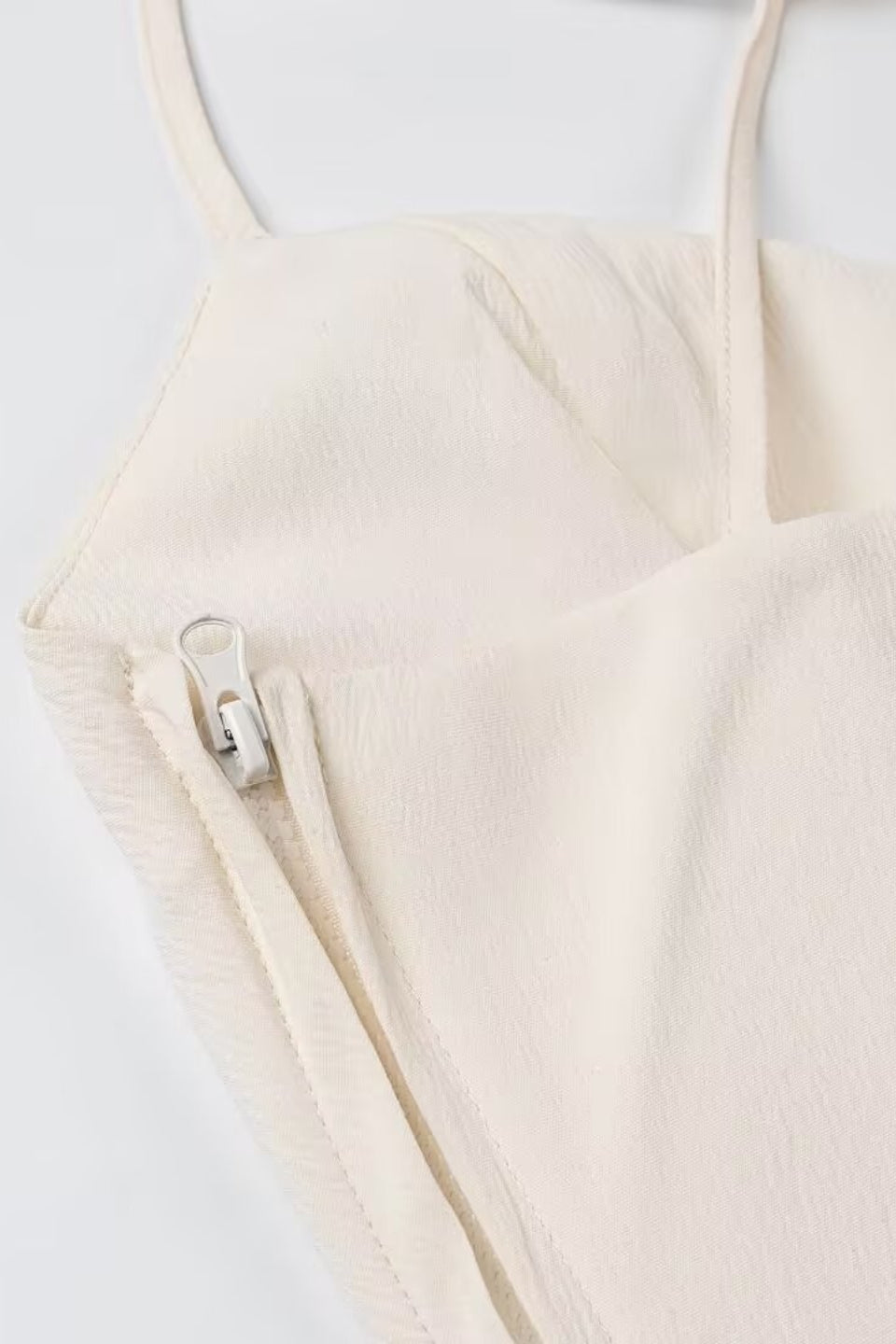 Ivory Minimal Cami  Top
