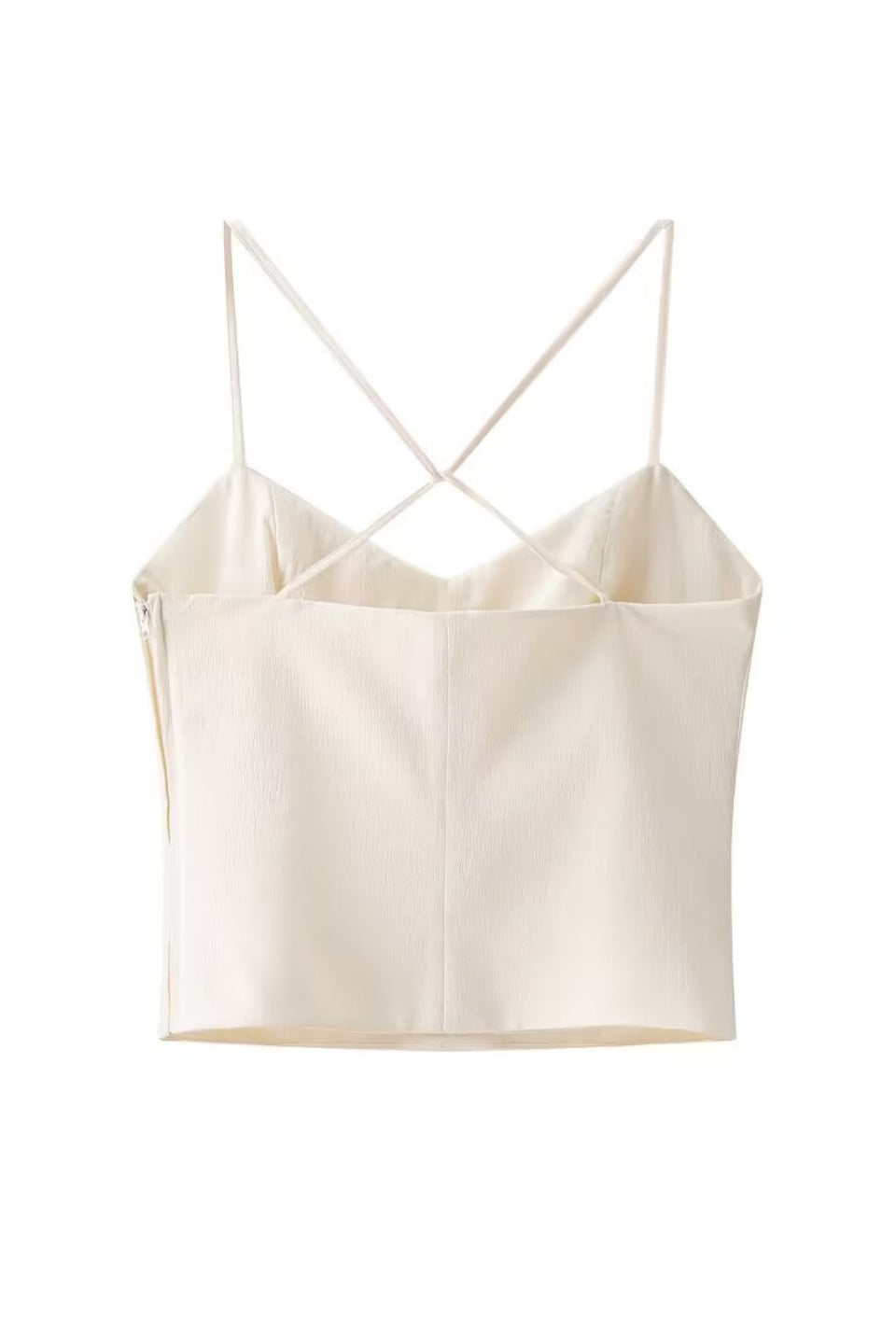 Ivory Minimal Cami  Top