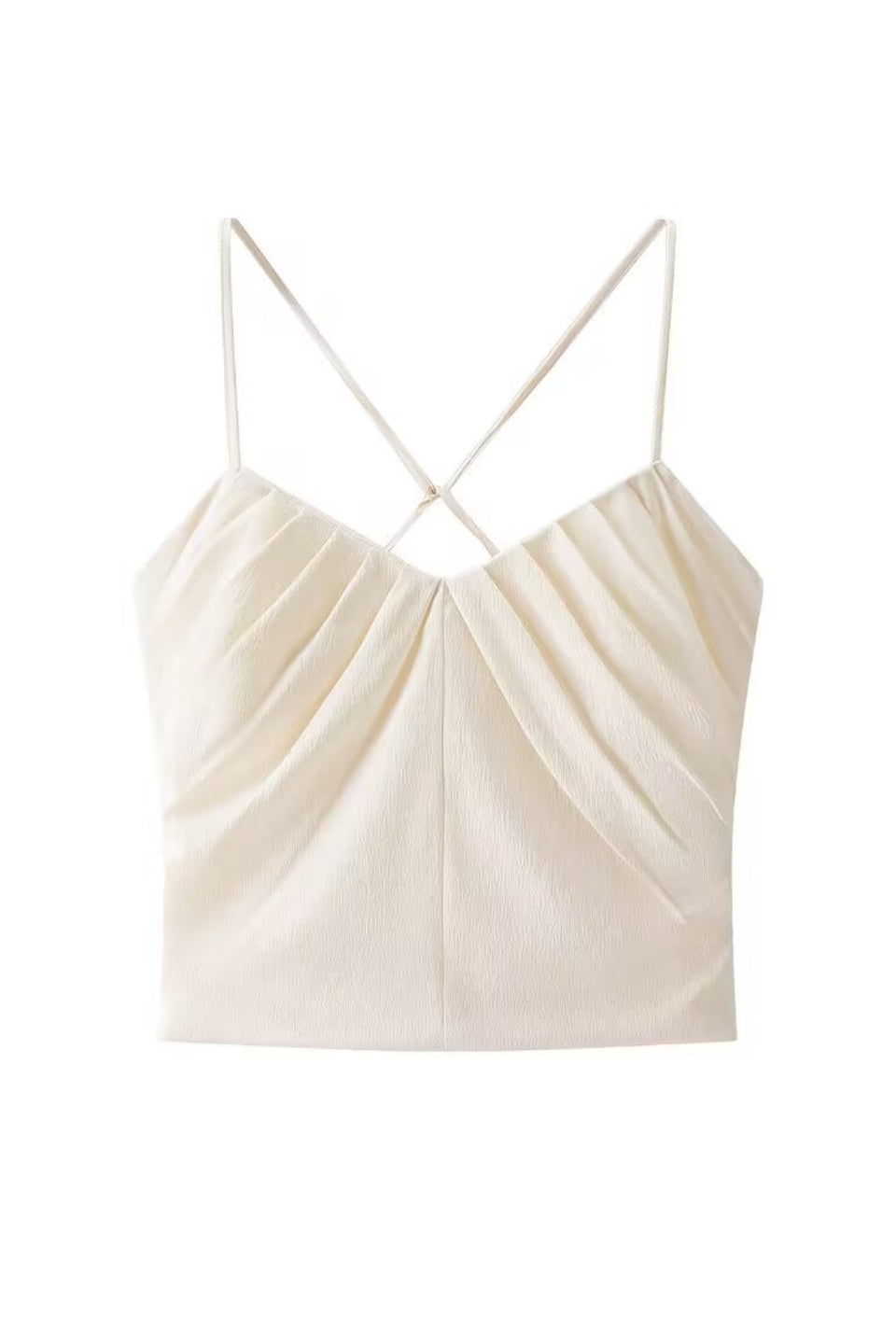 Ivory Minimal Cami  Top