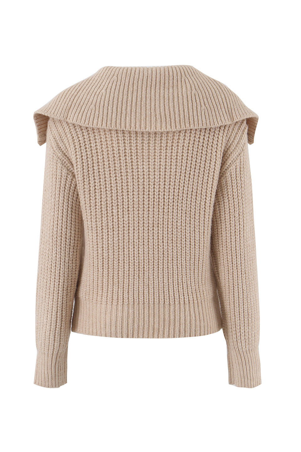 Oat Cozy Half Zip Sweater