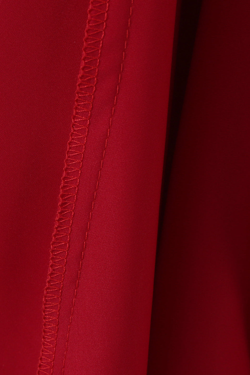Scarlet Satin Muse Midi Dress