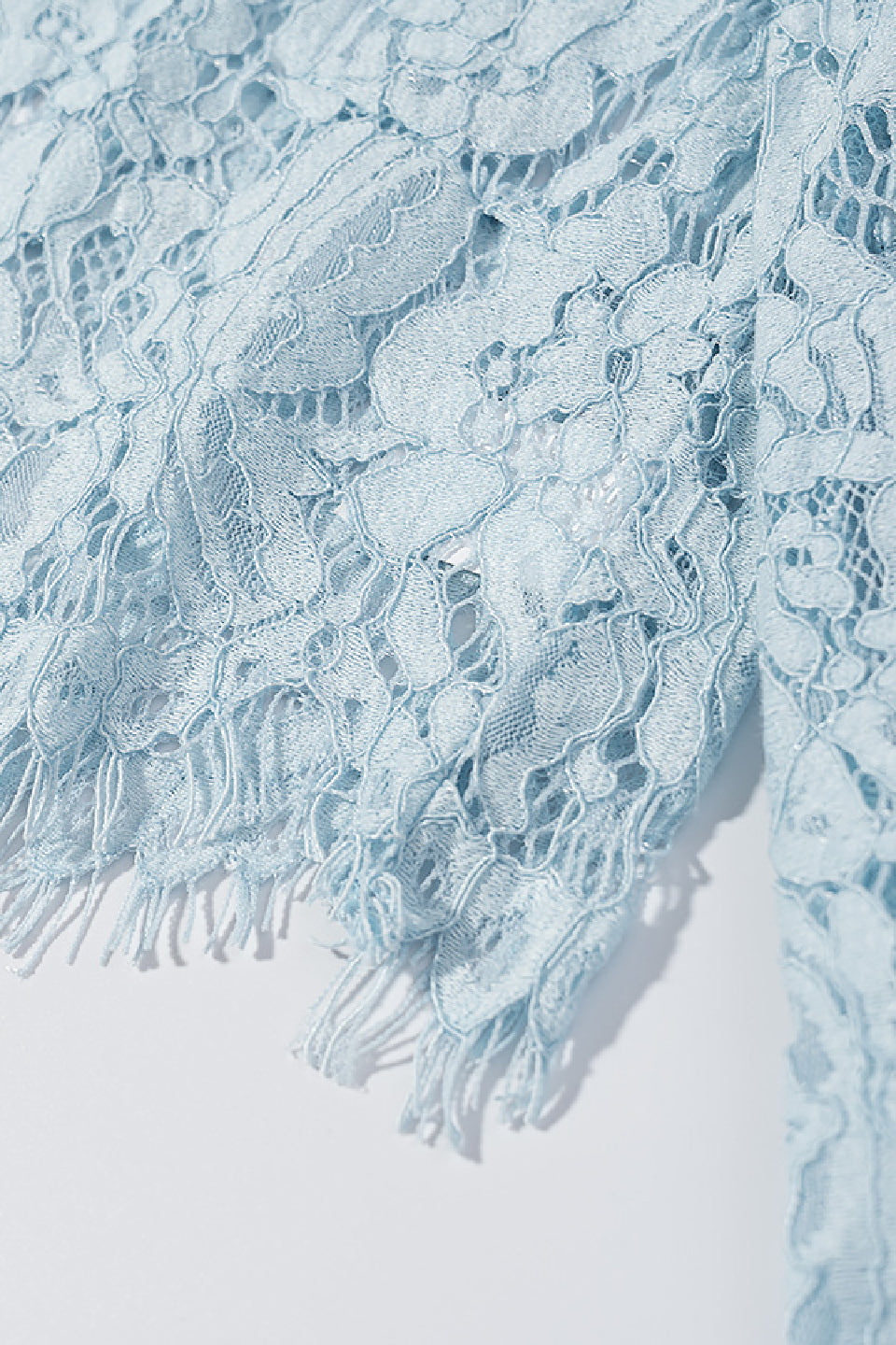 Blue Blossom Lace Top