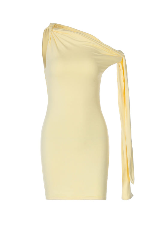 Lemon Knot Mini Dress