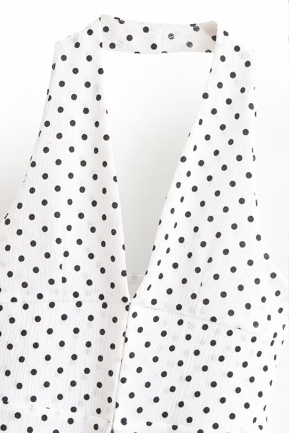 Dot Peplum Tank Top