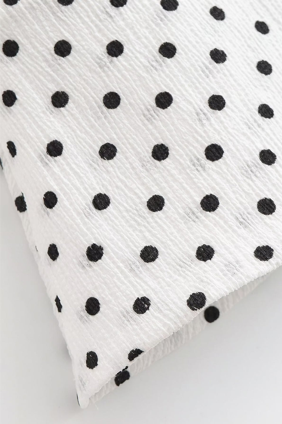 Dot Peplum Tank Top