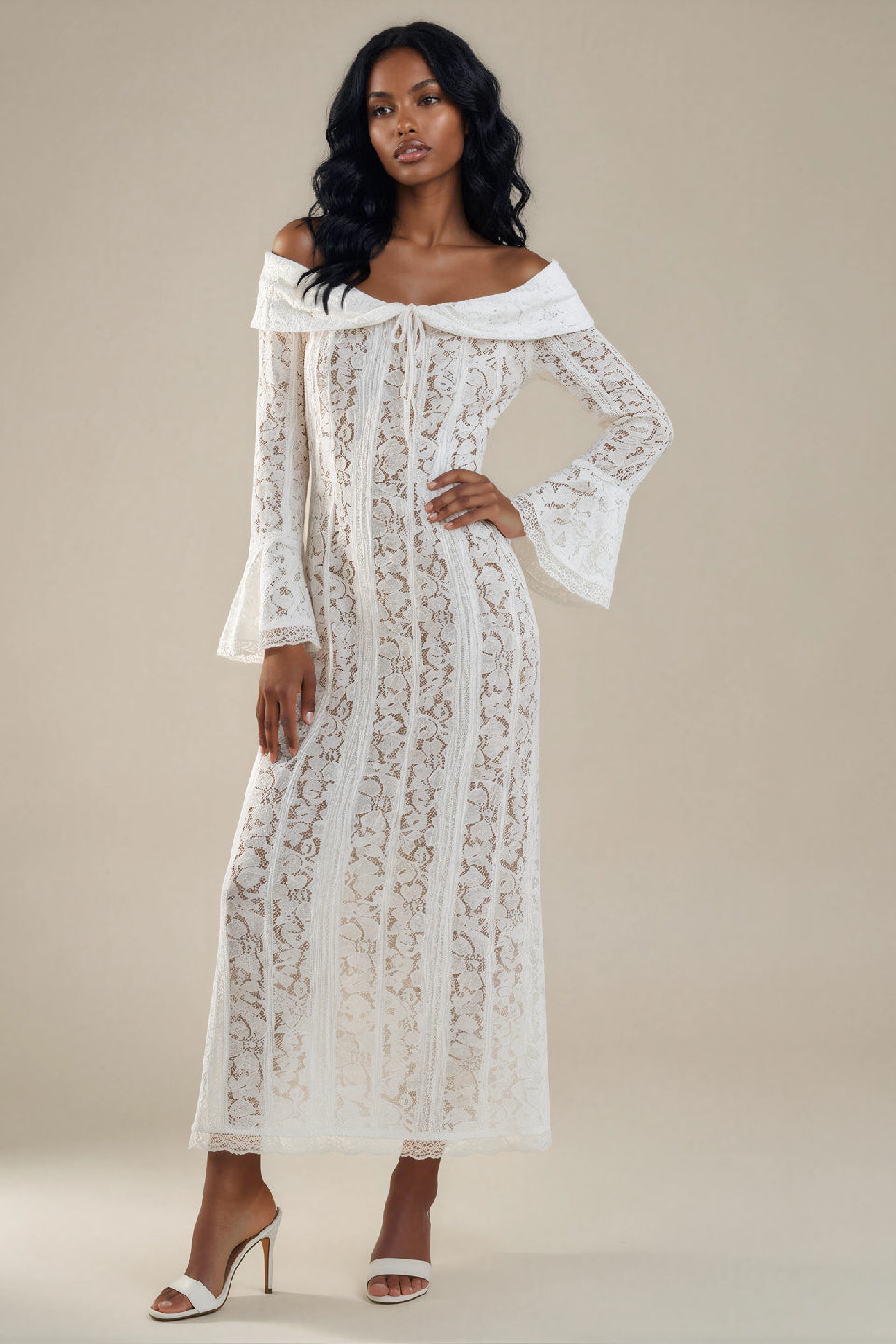 Ivory Lace Romance Gown