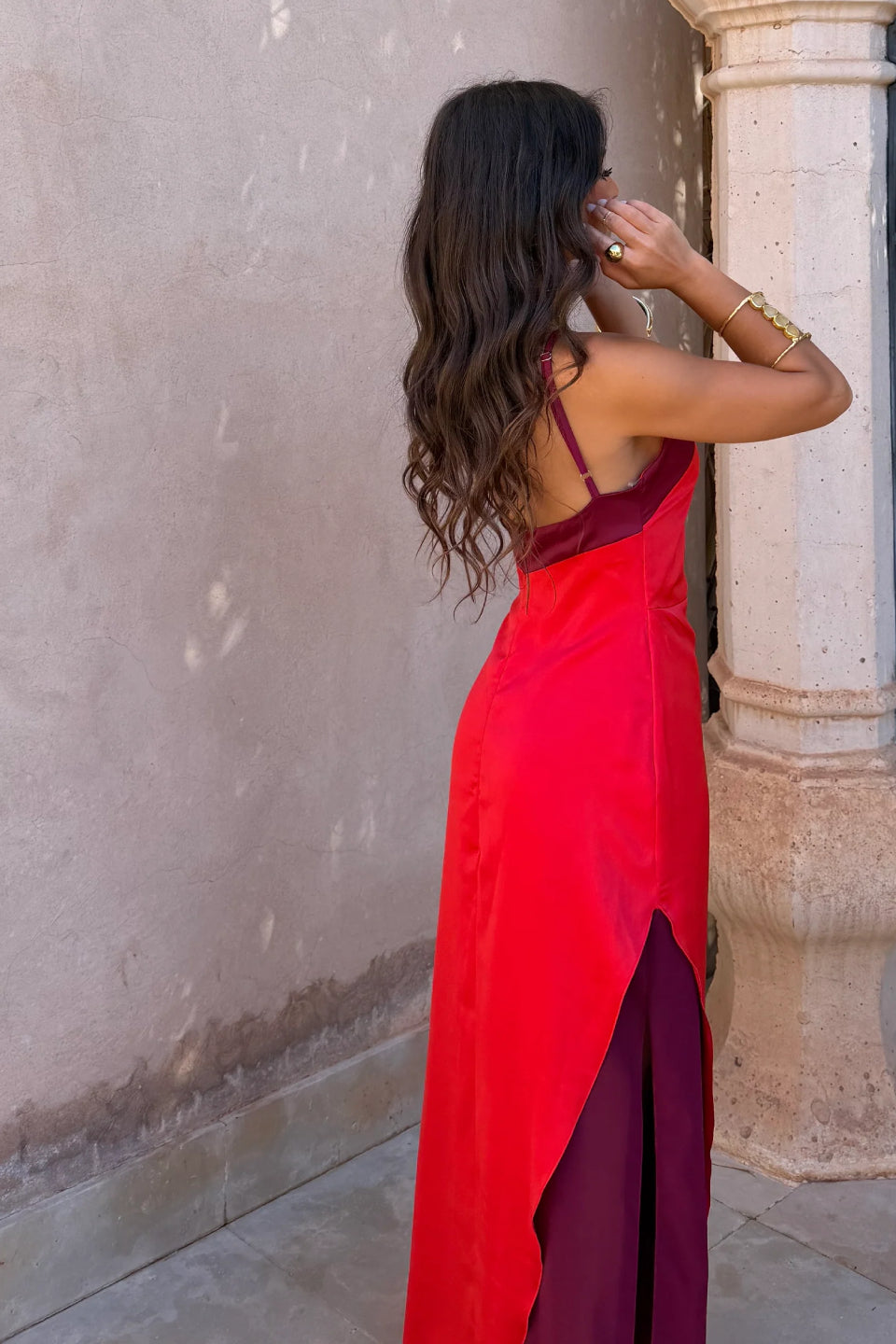 Burgundy Muse Gown