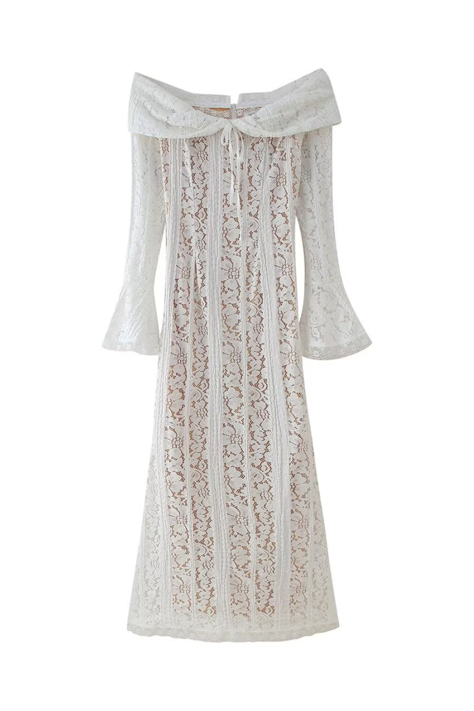Ivory Lace Romance Gown