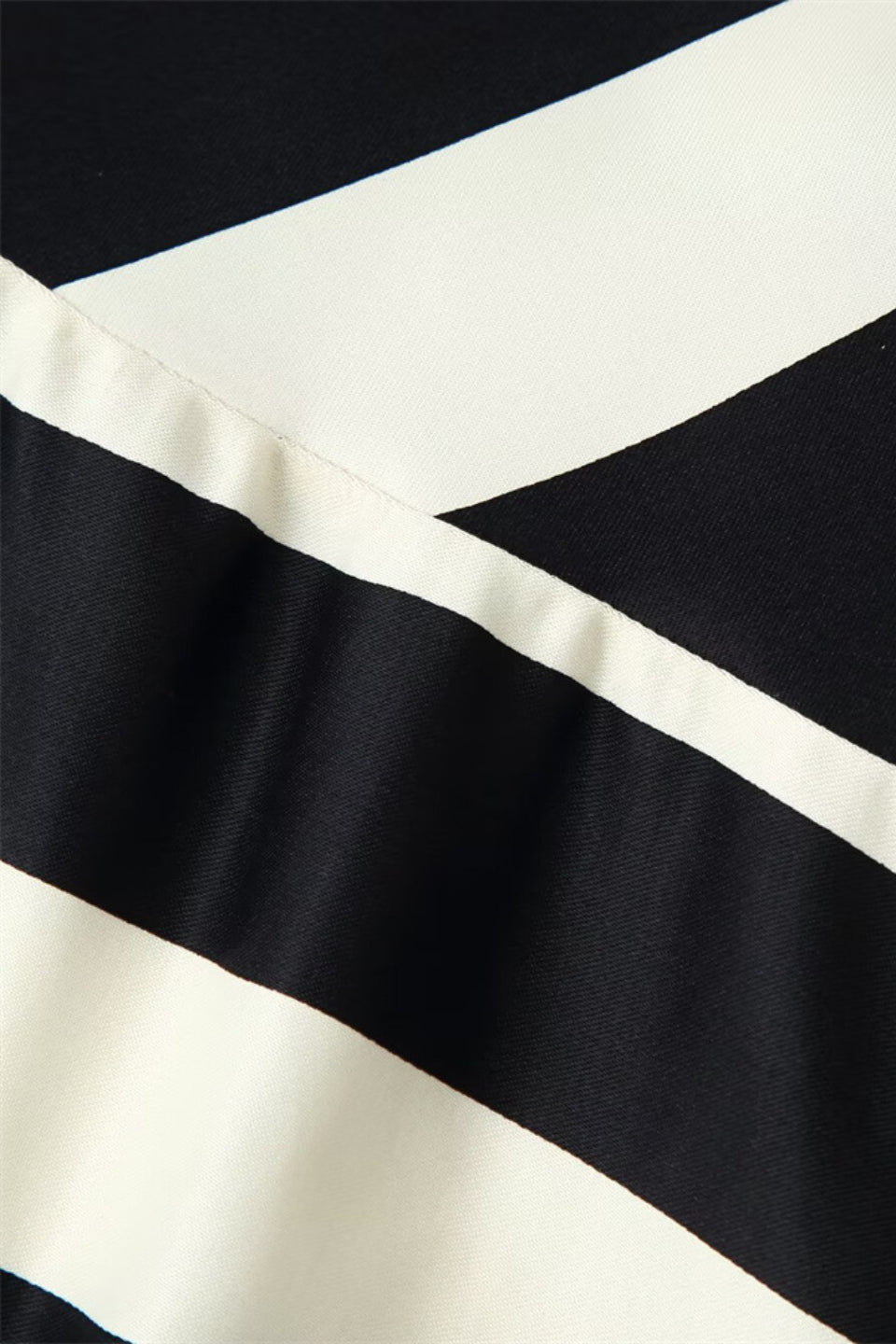 Noir Stripe Midi Dress