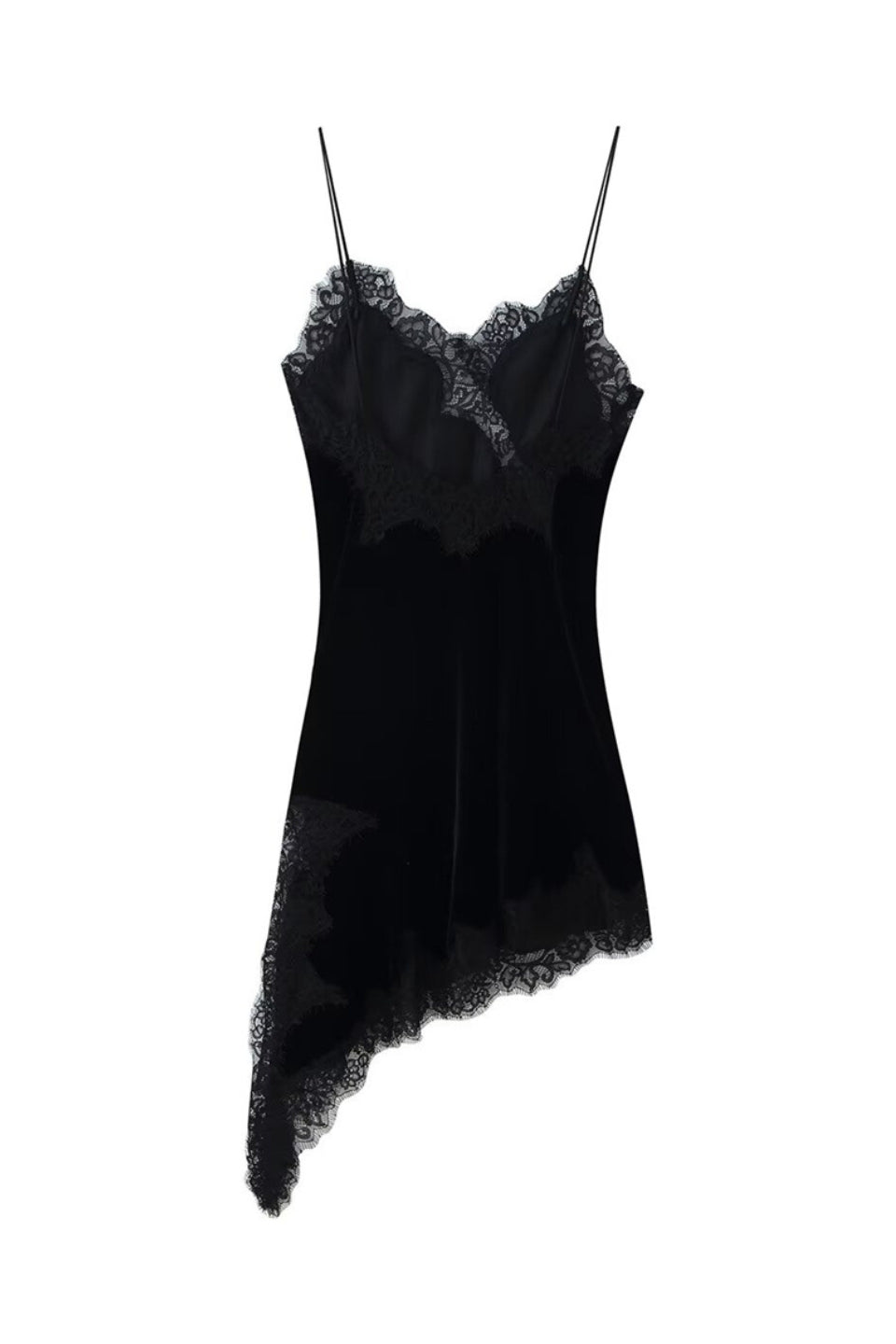 Velvet Noir Mini Dress