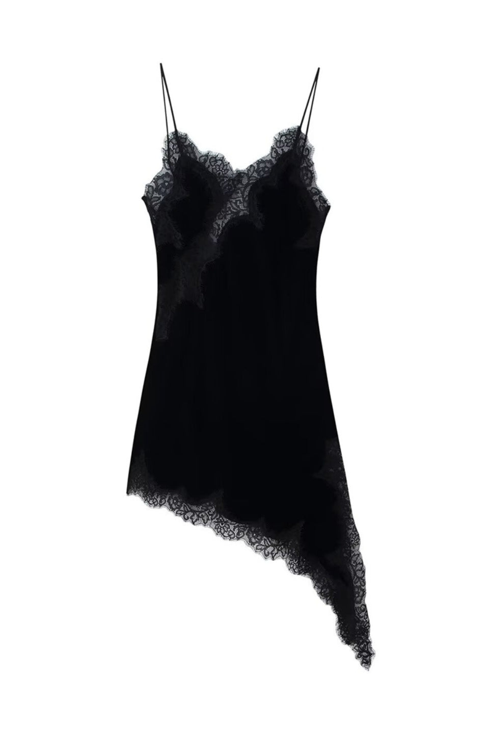 Velvet Noir Mini Dress