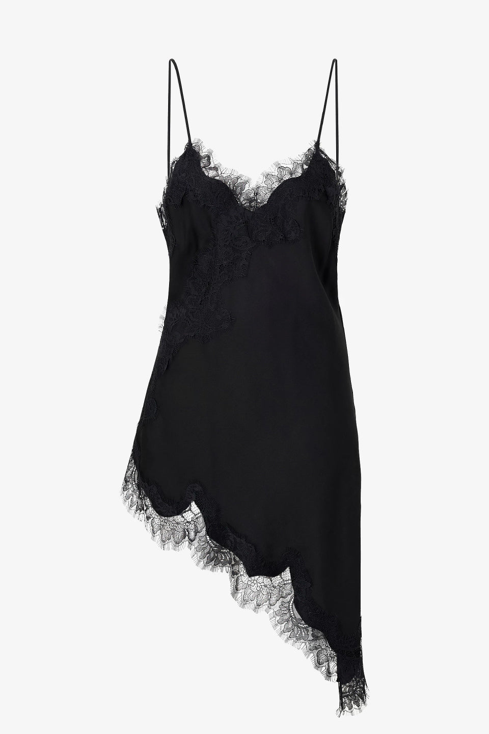 Noir Lace Mini Dress