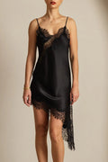 Noir Lace Mini Dress