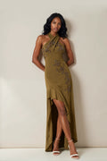 Olive Bloom Gown