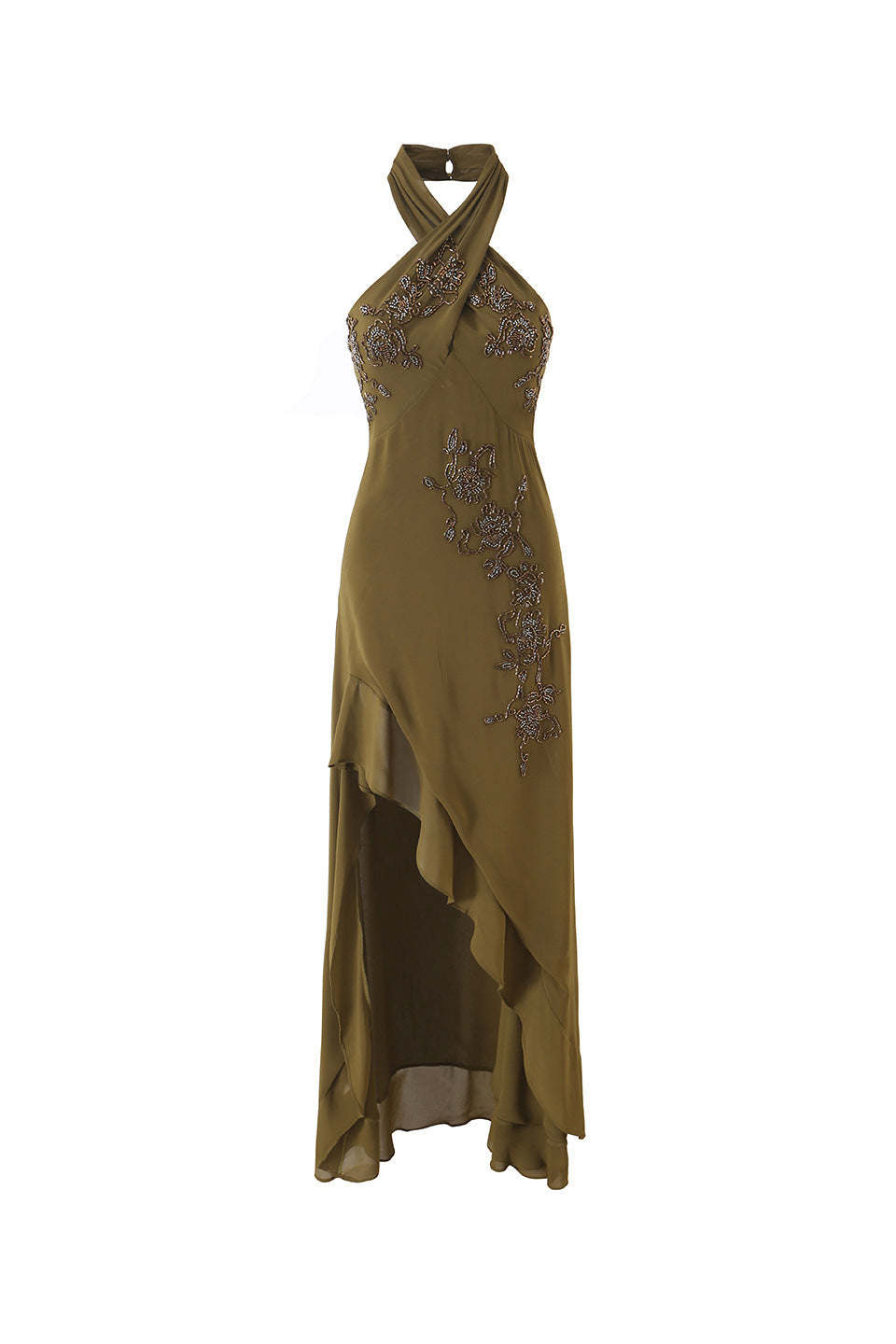 Olive Bloom Gown