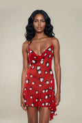 Rouge Spot Chiffon Mini Dress
