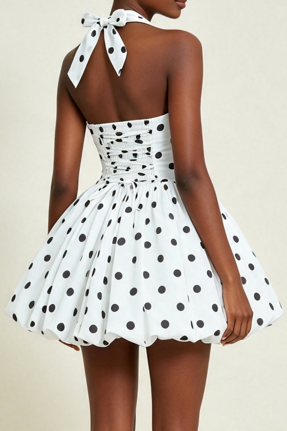 Ivory Dot Darling Mini Dress