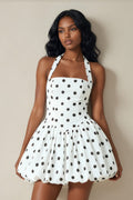 Ivory Dot Darling Mini Dress